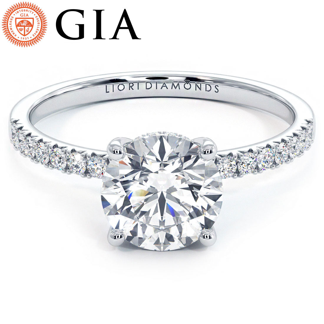 1.5 Carat Round Brilliant Petite French Cut