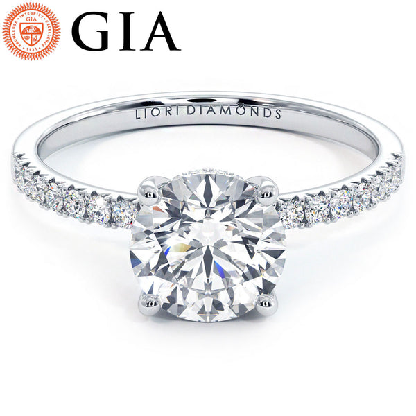1.5 Carat Round Brilliant Petite French Cut