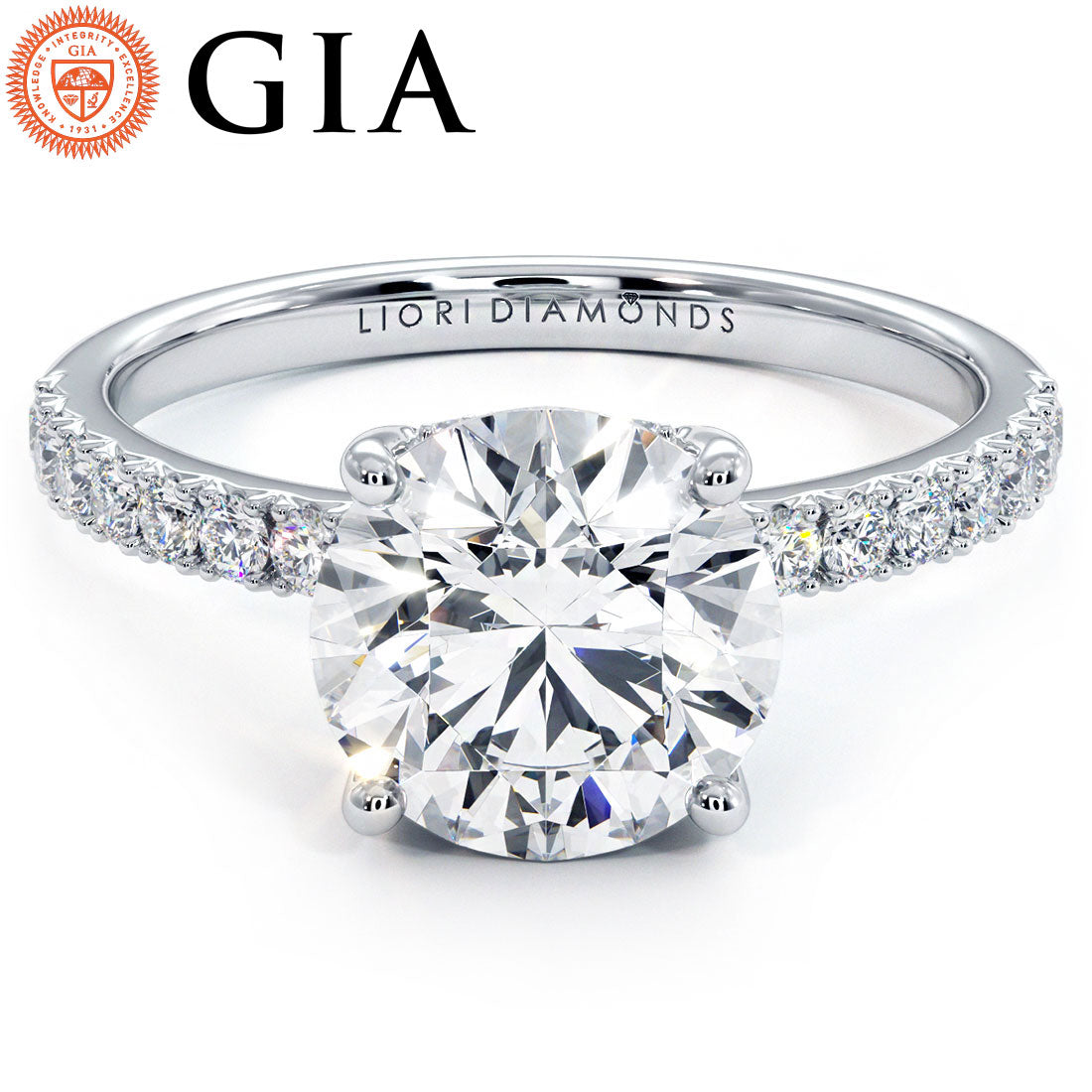 2 Carat Round Brilliant Petite French Cut