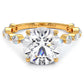 3 Carat Round Brilliant Alternating Round & Marquise