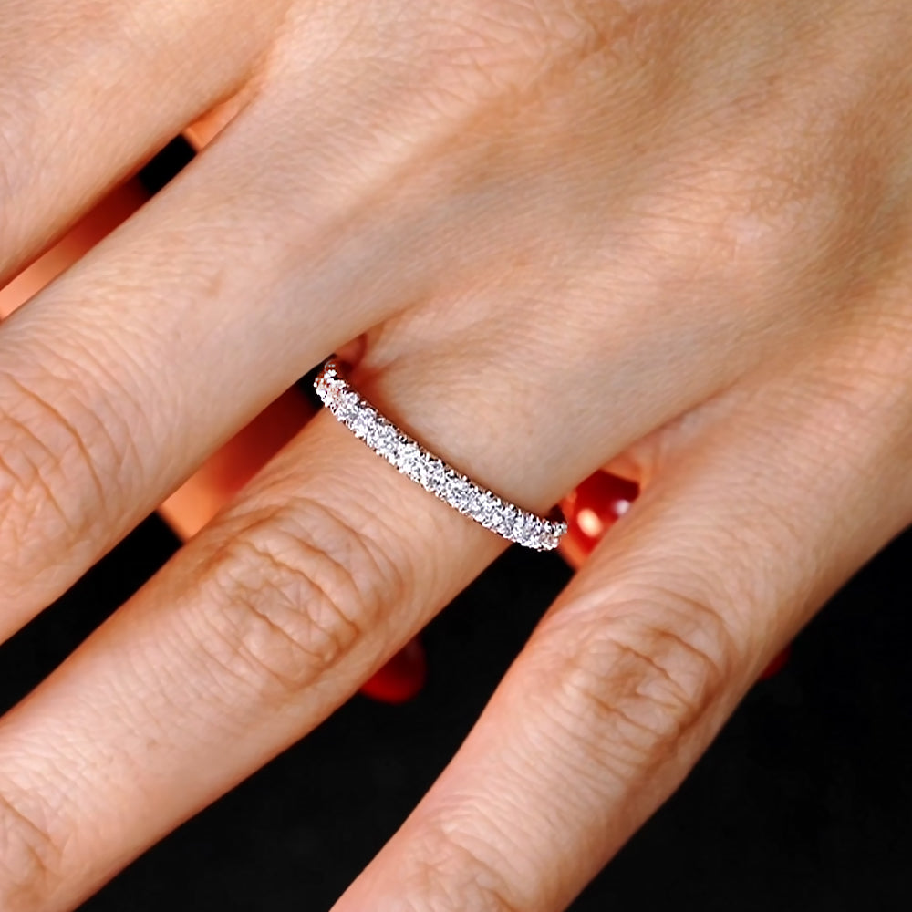 7.10ctw Oval Cut Lab Grown Diamond Engagement Ring & Matching Band 14k White Gold