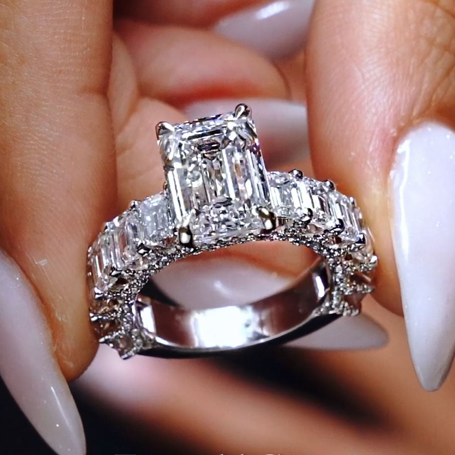 Emerald Engagement Ring Liori Diamonds TM