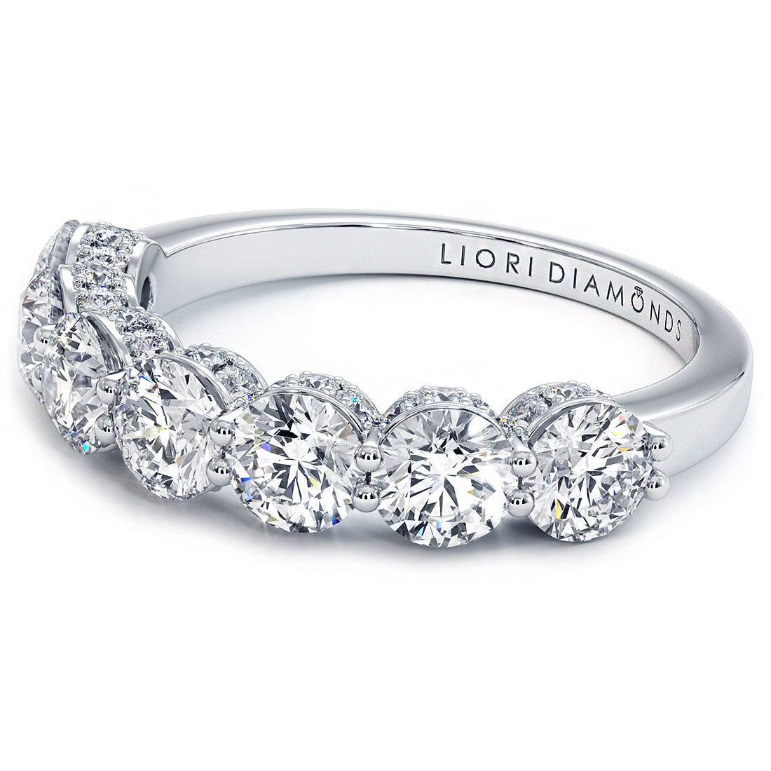 2.75ctw Diamond Wedding Band Ring Anniversary Ring 14k White Gold