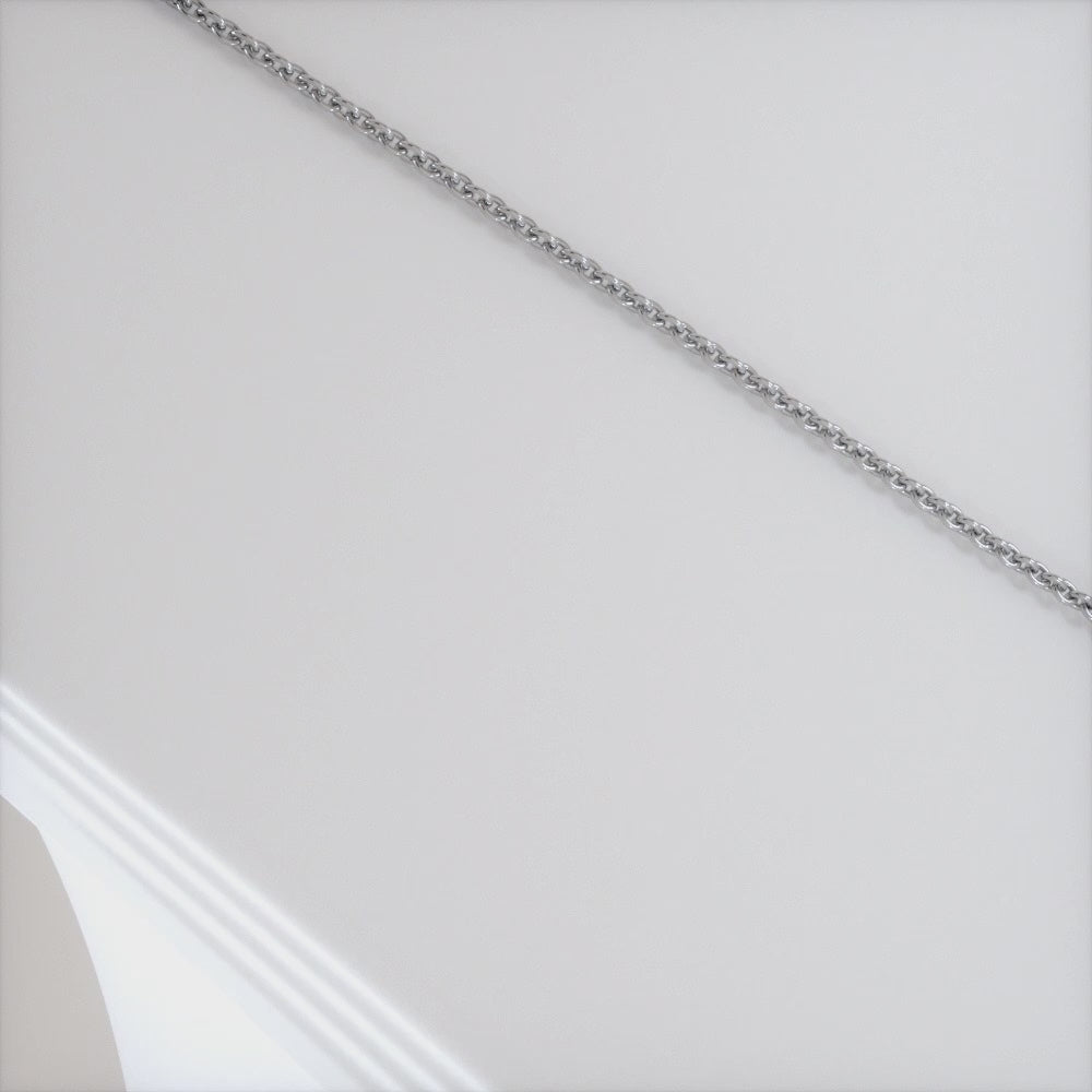 3 Carat Round Brilliant Solitaire Diamond Pendant Set In 14k White Gold