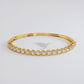 1.25ctw Round Brilliant Buttercup Diamond Bangle Bracelet set in 14k Yellow Gold