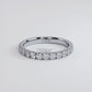 1.15ctw Petite Diamond Wedding Band Ring Anniversary Ring 14k White Gold