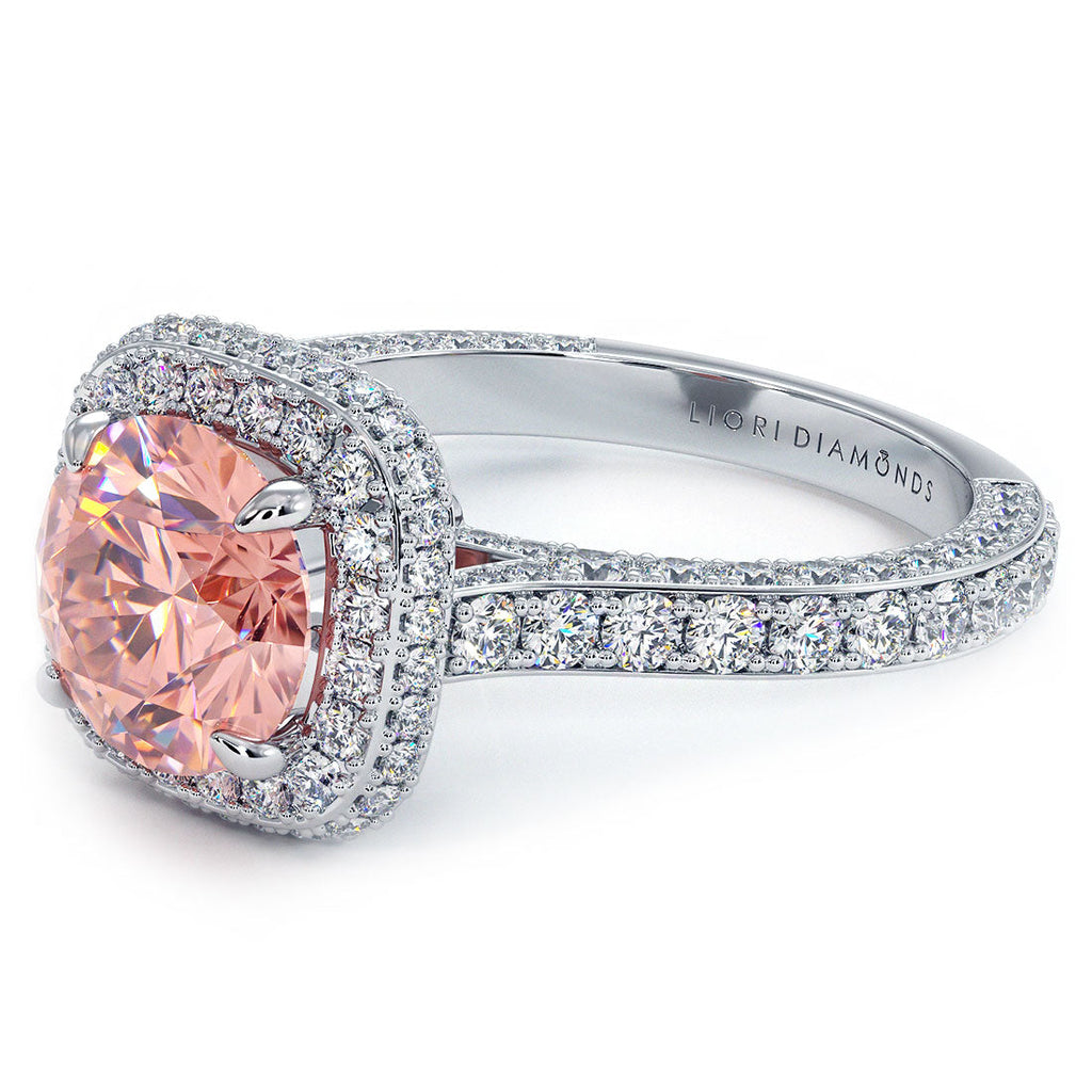 15 Diamond Platinum Engagement Ring JL PT R-79