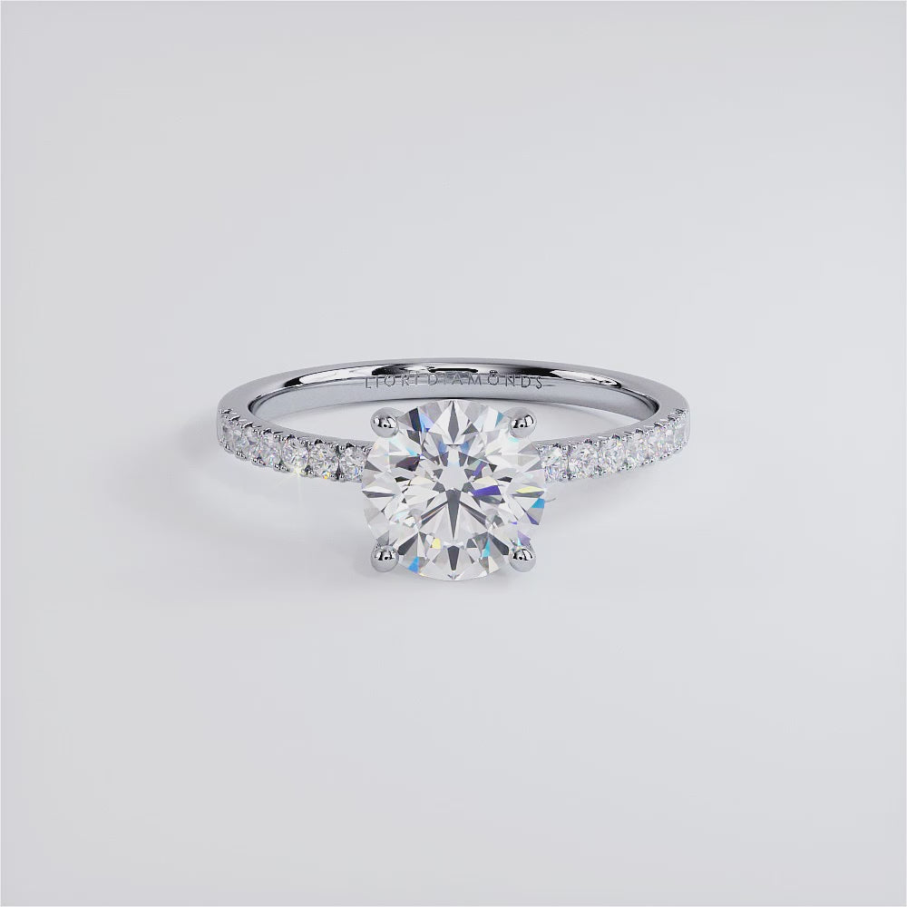 1.5 Carat Round Brilliant Petite French Cut