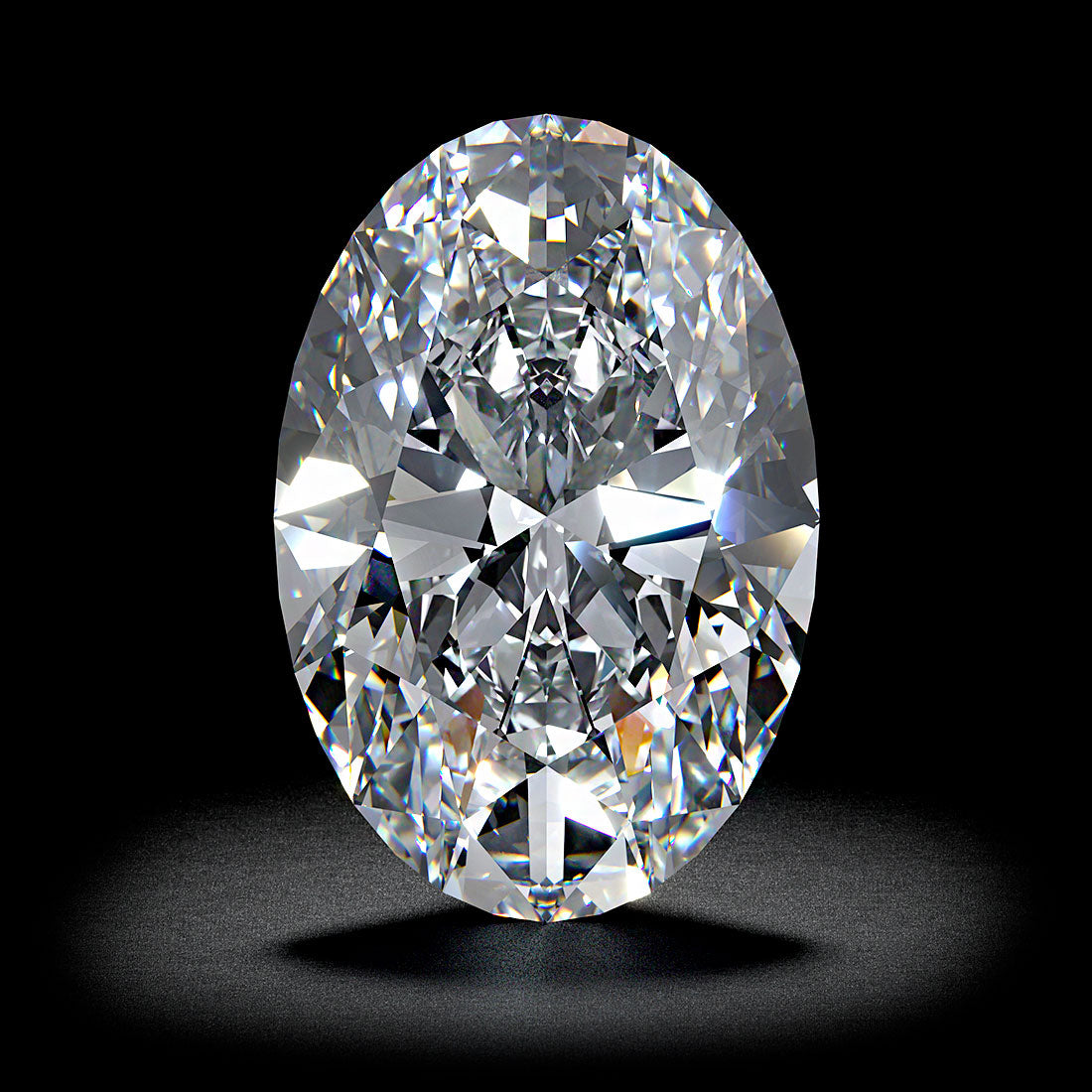 3.01 Carat F-SI1 Oval Cut GIA Certified Lab Grown Diamond