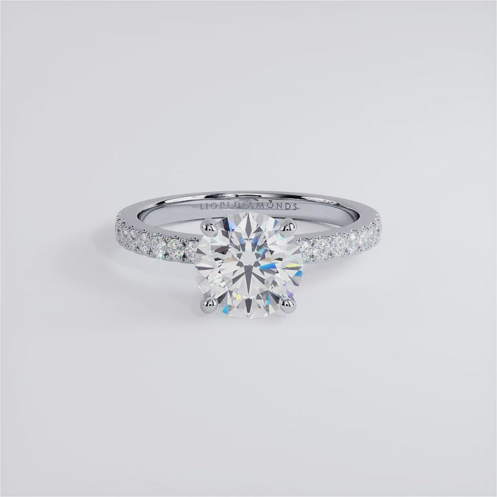 1.5 Carat Round Brilliant Petite Micro Prong