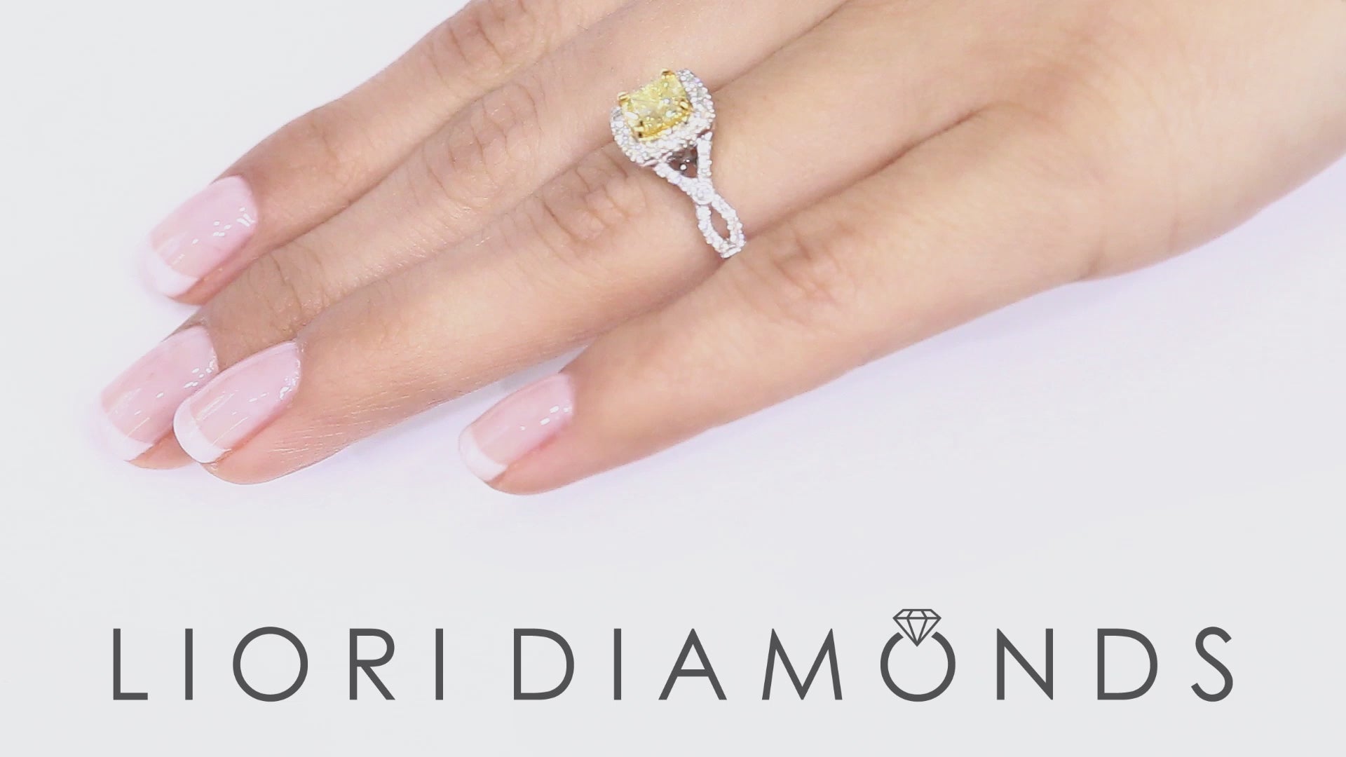 1.59 Ct. GIA Certified Natural Fancy Yellow Cushion Cut Diamond Engagement Ring