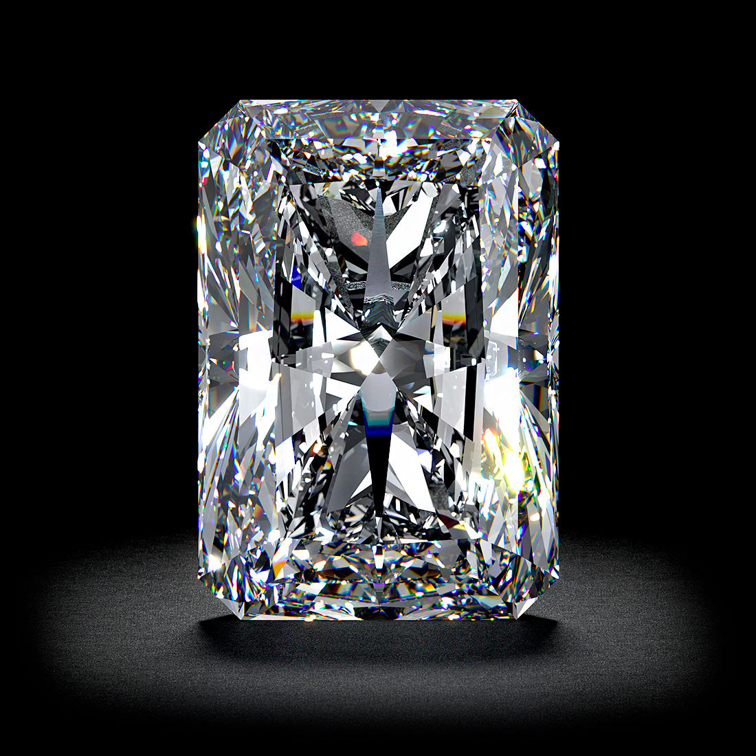 4.00 Carat E-VVS2 Radiant Cut GIA Certified Lab Grown Diamond