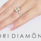 1.94 Carat GIA Certified Fancy Intense Yellow Diamond Engagement Ring 18k Gold