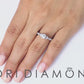 0.91 Carat D-SI1 Certified Natural Round Diamond Engagement Ring 14k White Gold