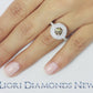 1.72 Carat Natural Fancy Cognac Brown Diamond Engagement Ring 14k White Gold