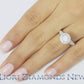 2.06 Carat G-SI1 Round Diamond Engagement Ring 18k White Gold Vintage Style