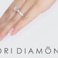 2.00 Carat F-SI2 Three Stone Natural Diamond Engagement Ring 18k White Gold