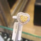 FD-679 - 2.00 Ct. GIA Certified Fancy Yellow Heart Shape Diamond Engagement Ring 18k Gold