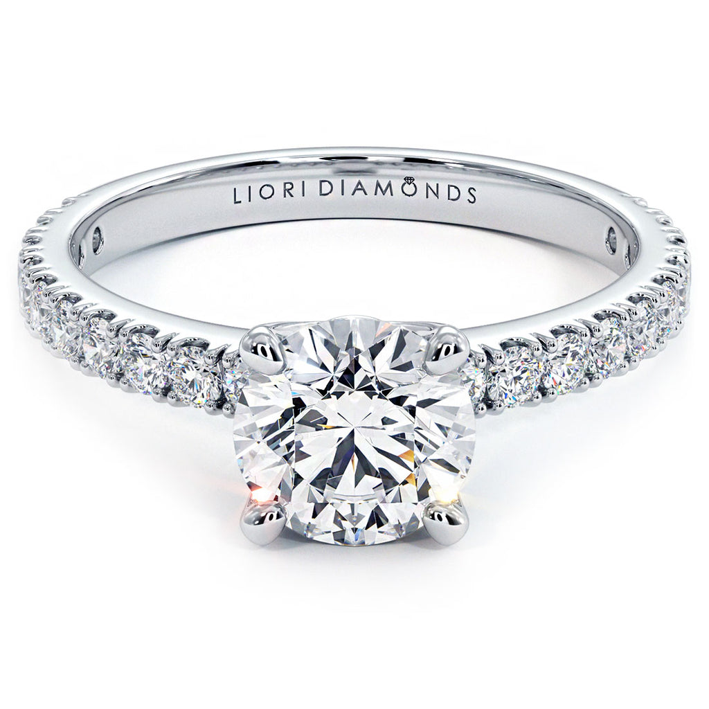 1 Carat Round Brilliant Micro Prong Set