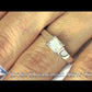 A-012 - 0.83 Carat I-SI1 Princess Cut Diamond Solitaire Engagement Ring 14k White Gold