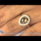 LR-010 - 2.03 CTW Natural Smokey Quartz & Diamond Fashion Cocktail Ring 14k Yellow Gold