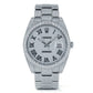 24ctw Natural Diamonds Rolex Datejust 41mm Custom Pave Roman Numeral Dial Oyster Band