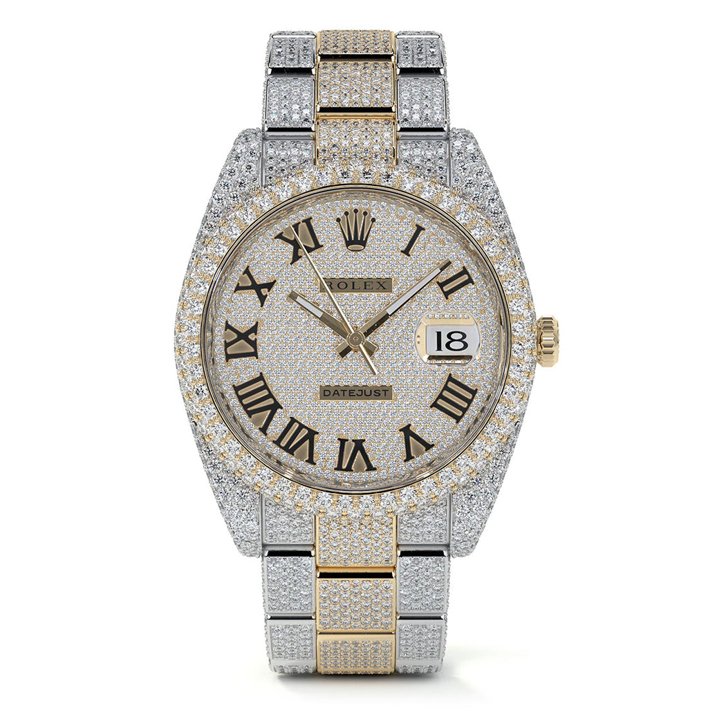 Rolex] Datejust 41 two tone yellow gold black dial with diamonds : r/Watches