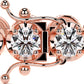 10.00ctw Round Brilliant Buttercup Diamond Eternity Tennis Bracelet set in 14k Rose Gold