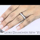 WBE-39 - 2.10 Carat F-VS Micro Pave Diamond Wedding Band 14k White Gold Anniversary Ring