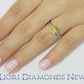 0.59 Carat Fancy Yellow Heart Shape Diamond Engagement Ring Solitaire 14k Gold