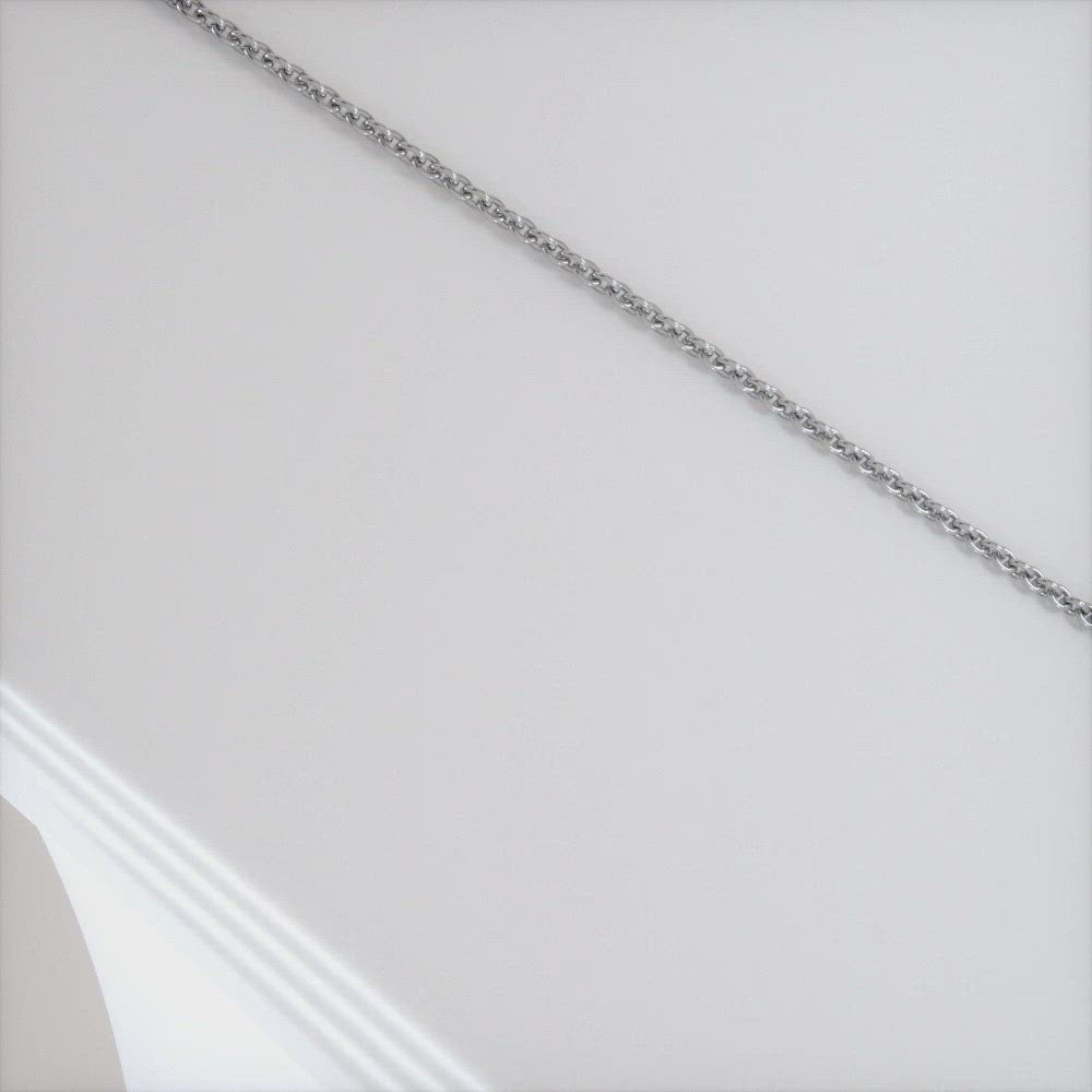 1.00 Carat Pear Shape Solitaire Diamond Pendant Set In 14k White Gold