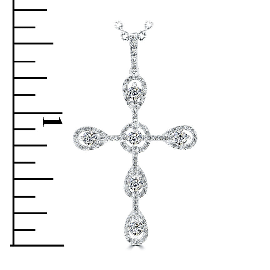15ct Emerald Cut Sapphire Art-deco Pendant Necklace | SayaBling Jewelry