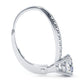 0.95 Carat Round Diamond Leverback Hanging Drop Earrings 18k White Gold