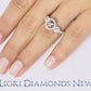 1.54 Carat Natural Fancy Cognac Brown Diamond Engagement Ring 14k White Gold