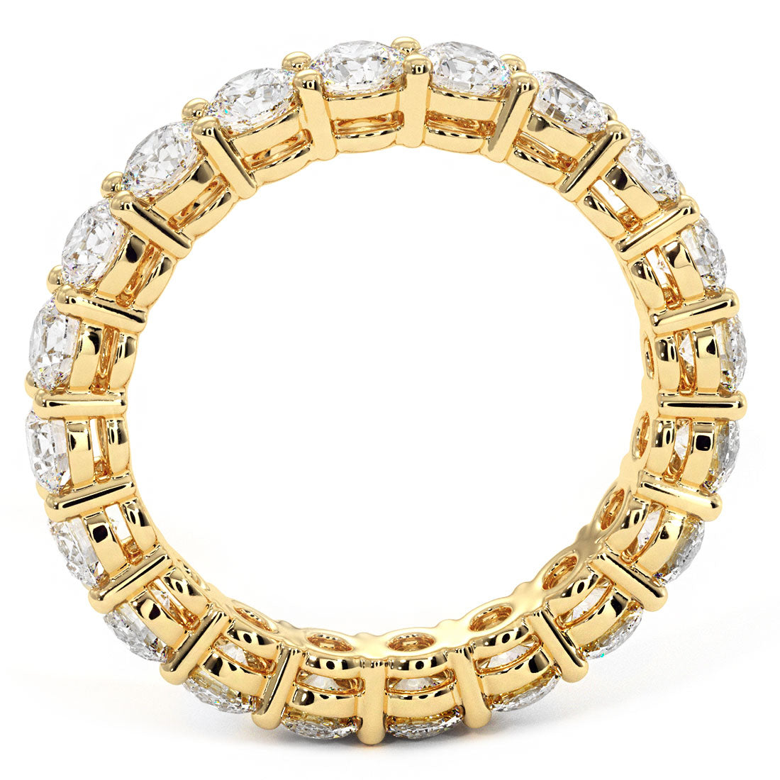 2.50ctw Round Diamond Eternity Wedding Band Anniversary Ring 14k Yellow Gold