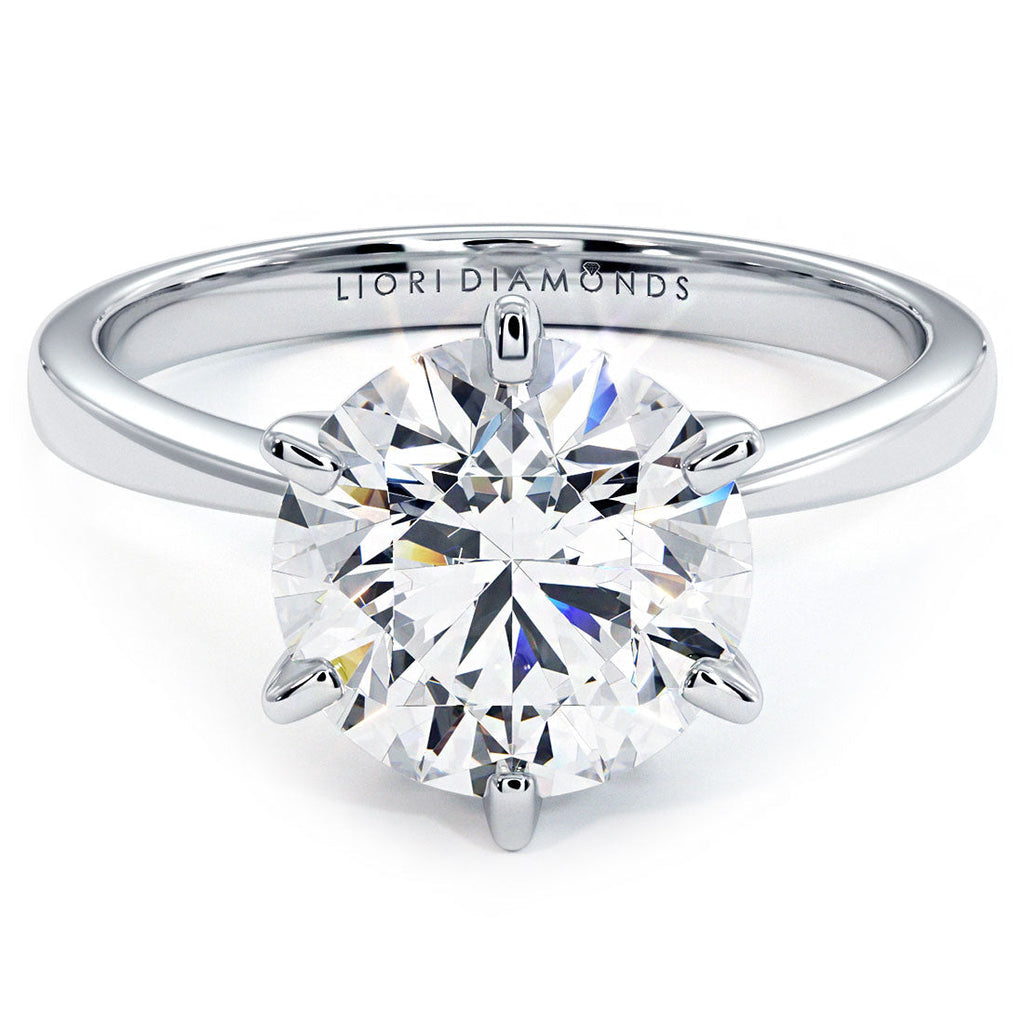 6 carat Asscher Diamond Ring - South Bay Jewelry