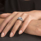 2.00ct Round Brilliant Antique Art Deco Sapphire & Diamond Engagement Ring Setting (1.75ctw) in Platinum