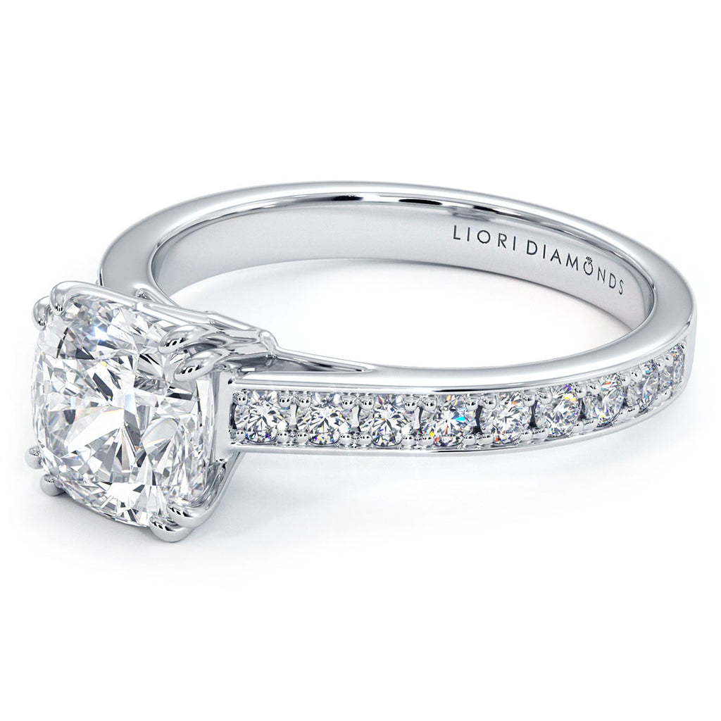 Exploring Loose Cushion Diamonds, Halo Ring Settings, Women's Gold