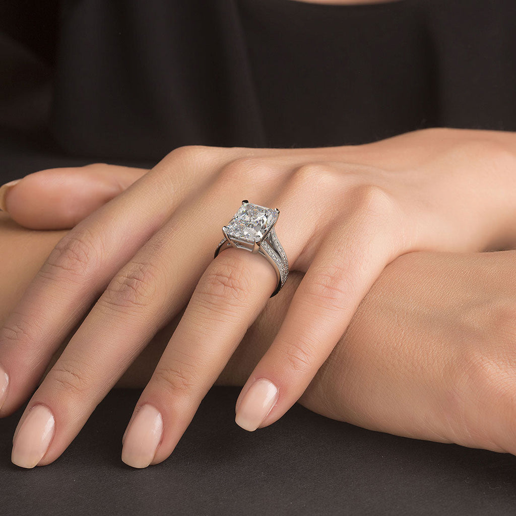 Kali 7ct Pear Shape Diamond Engagement Ring | Nekta New York