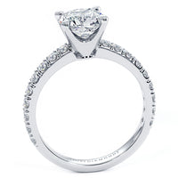 1.5 Carat Cushion Cut Micro Prong Set