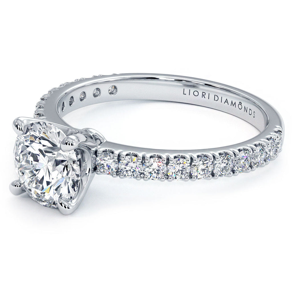 1 Carat Round Brilliant Micro Prong Set