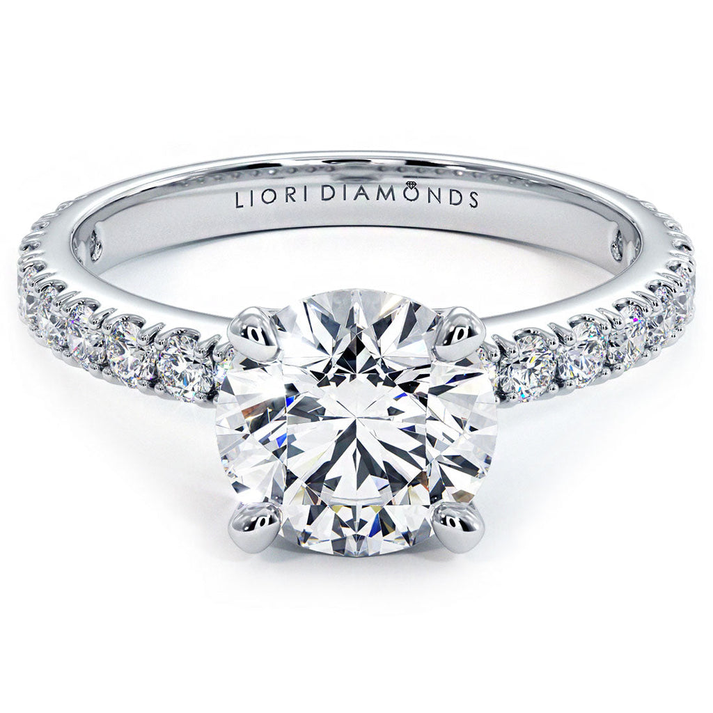 1.5 Carat Round Brilliant Micro Prong Set