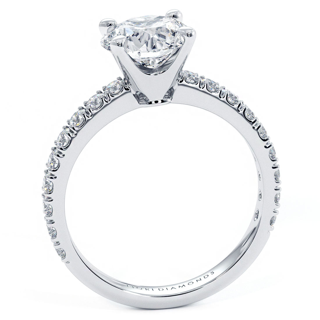 1.5 Carat Round Brilliant Micro Prong Set