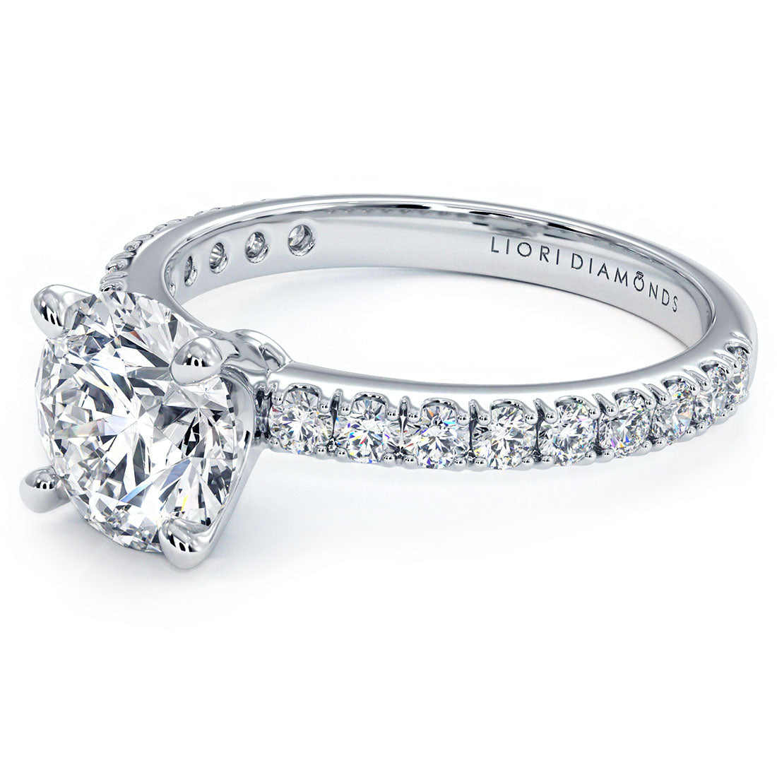 1.5 Carat Round Brilliant Micro Prong Set