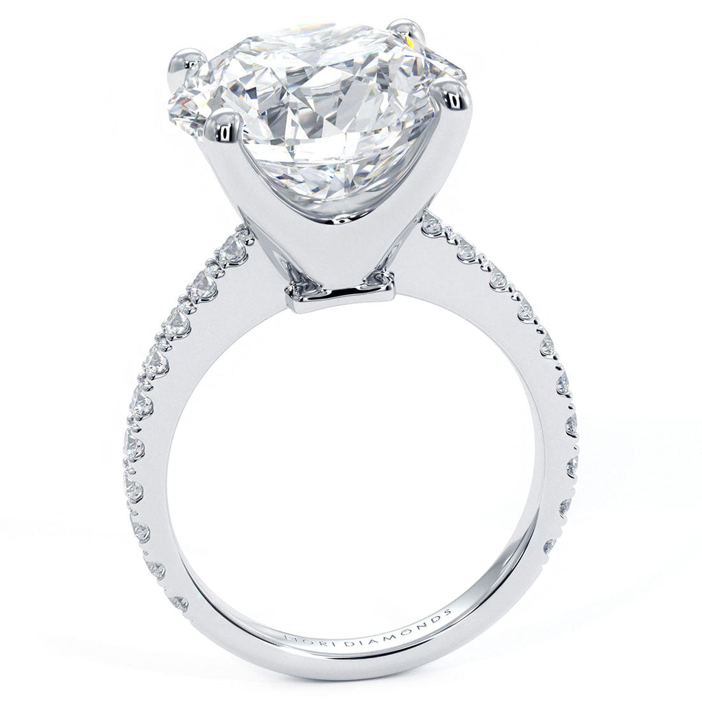 Buy 6 Carat Cushion Cut Engagement Ring Online in India - Etsy