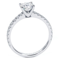 1 Carat Cushion Cut Petite Micro Prong Set