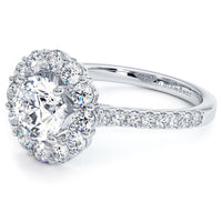 1.5 Carat Round Brilliant XL Floral Halo