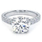 2 Carat Round Brilliant Micro Prong Set Cathedral