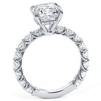 3 Carat Cushion Cut Under Halo Lucida Setting