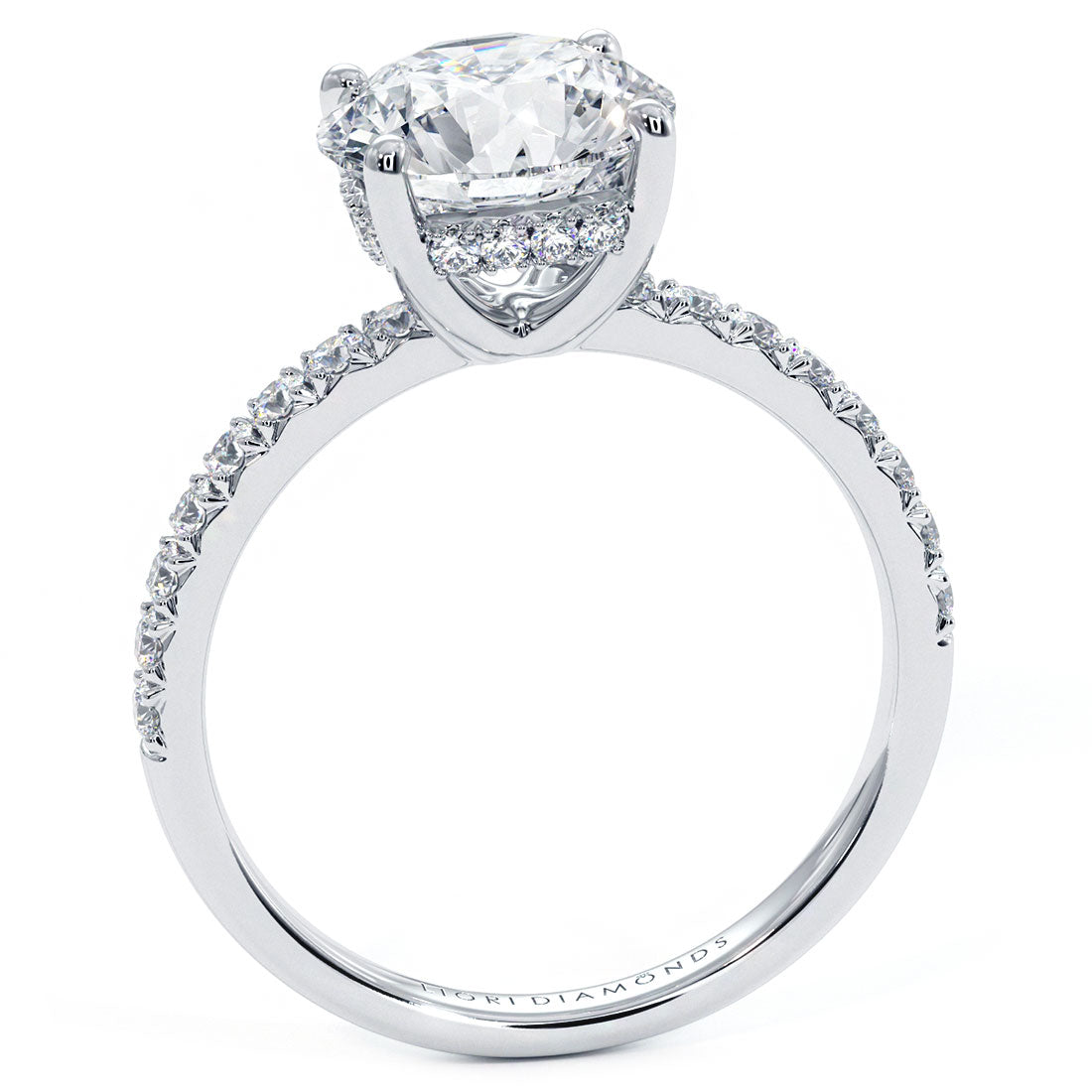 2 Carat Round Brilliant Petite French Cut